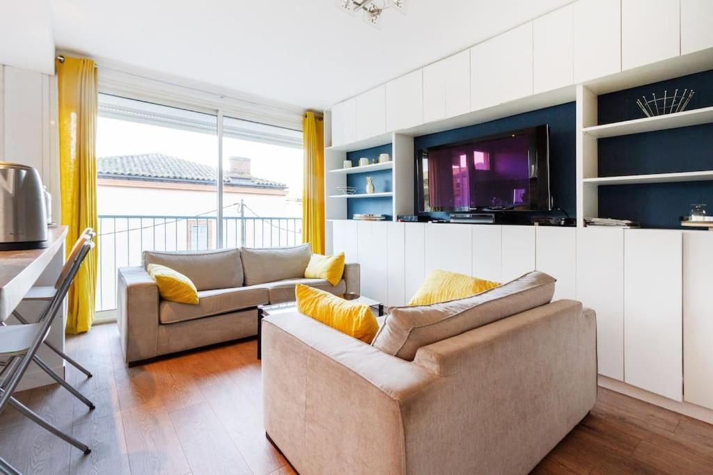 Double Appartement, Saint Michel, Parking, Wifi Toulouse Luaran gambar