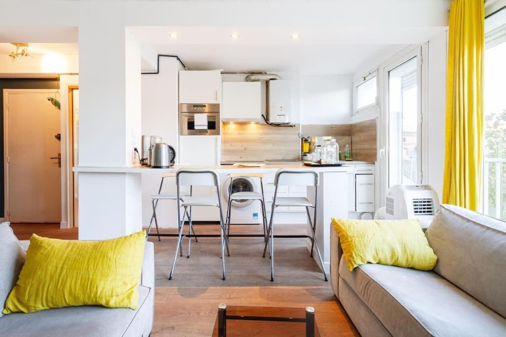 Double Appartement, Saint Michel, Parking, Wifi Toulouse Luaran gambar
